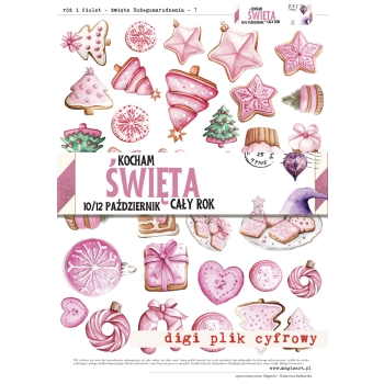 Różowo - Fioletowe - Święta Bożego Narodzenia - 07
