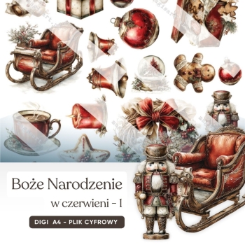 Boże Narodzenie - W czerwieni i w brązie - 01