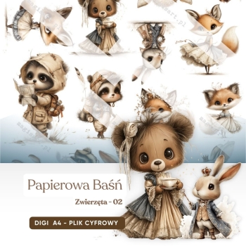 Papierowa Baśń - Zwierzęta - 02
