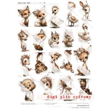 Papierowa Baśń - Zwierzęta - 03