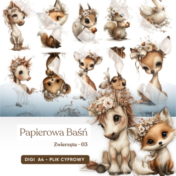 Papierowa Baśń - Zwierzęta - 03