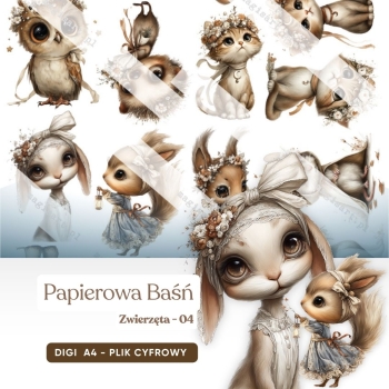 Papierowa Baśń - Zwierzęta - 04