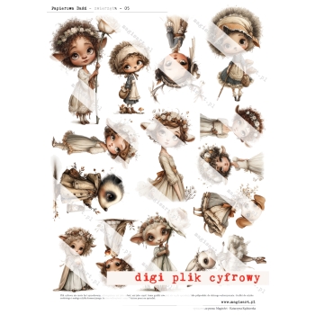 Papierowa Baśń - Zwierzęta - 05