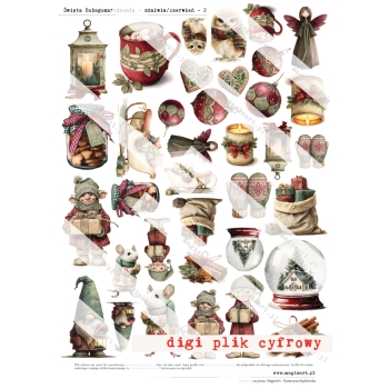 Szałwia, Czerwień - Boże Narodzenie - 02-8/2025