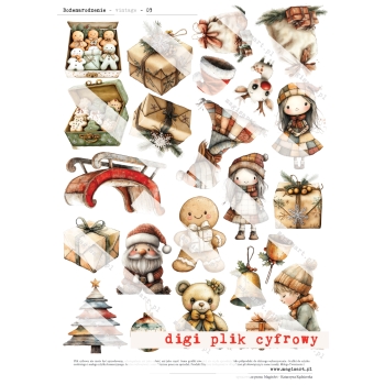 Vintage - Boże Narodzenie - 03-4/2025