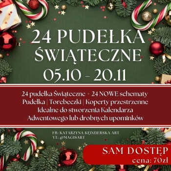 24 PUDEŁKA ŚWIĄTECZNE - SAM DOSTĘP