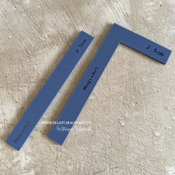 Zestaw Linijek  L i I - 2,5cm - wybierz kolor