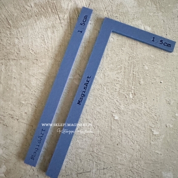 Zestaw Linijek  L i I - 1,5cm - wybierz kolor